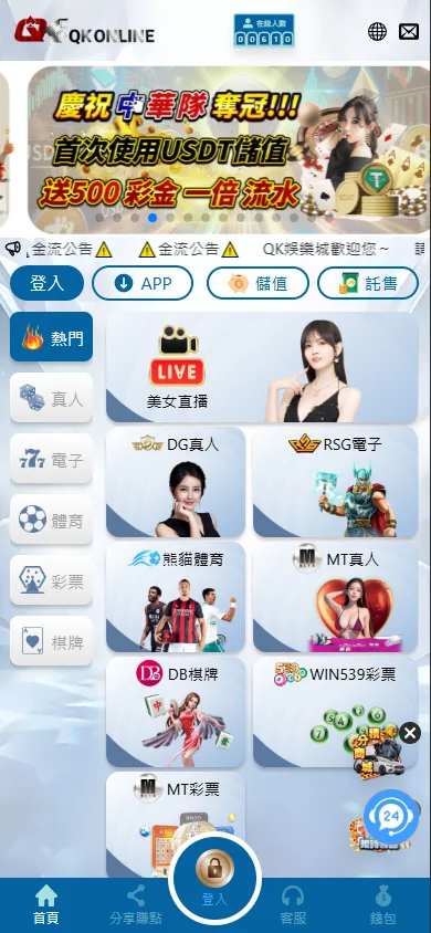 QK娛樂城評價:遊戲內容、出金速度、玩家心得實測解密! 1 QK娛樂城