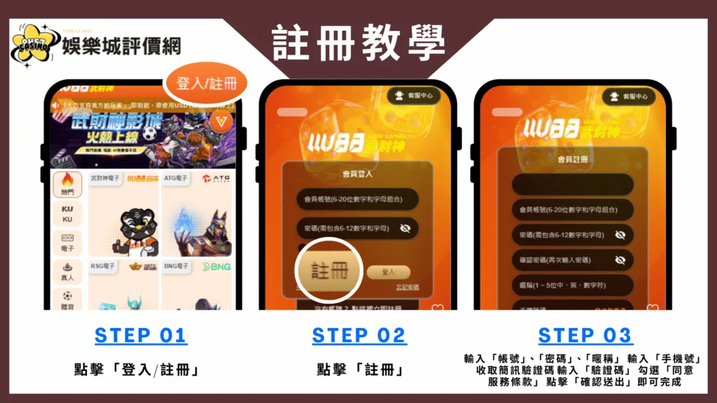 武財神娛樂城評價:首儲送1388?背後藏這招才是重點! 9 武財神娛樂城註冊教學