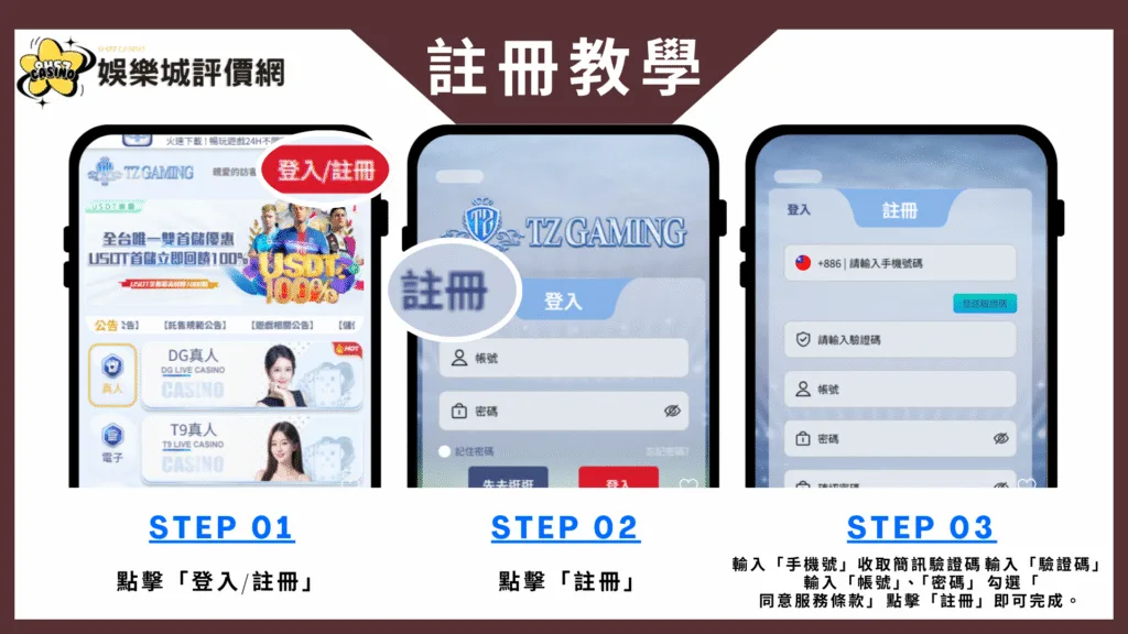 TZ娛樂城評價:體驗中規中矩,優惠背後是陷阱還是機會? 7 TZ娛樂城FB註冊教學